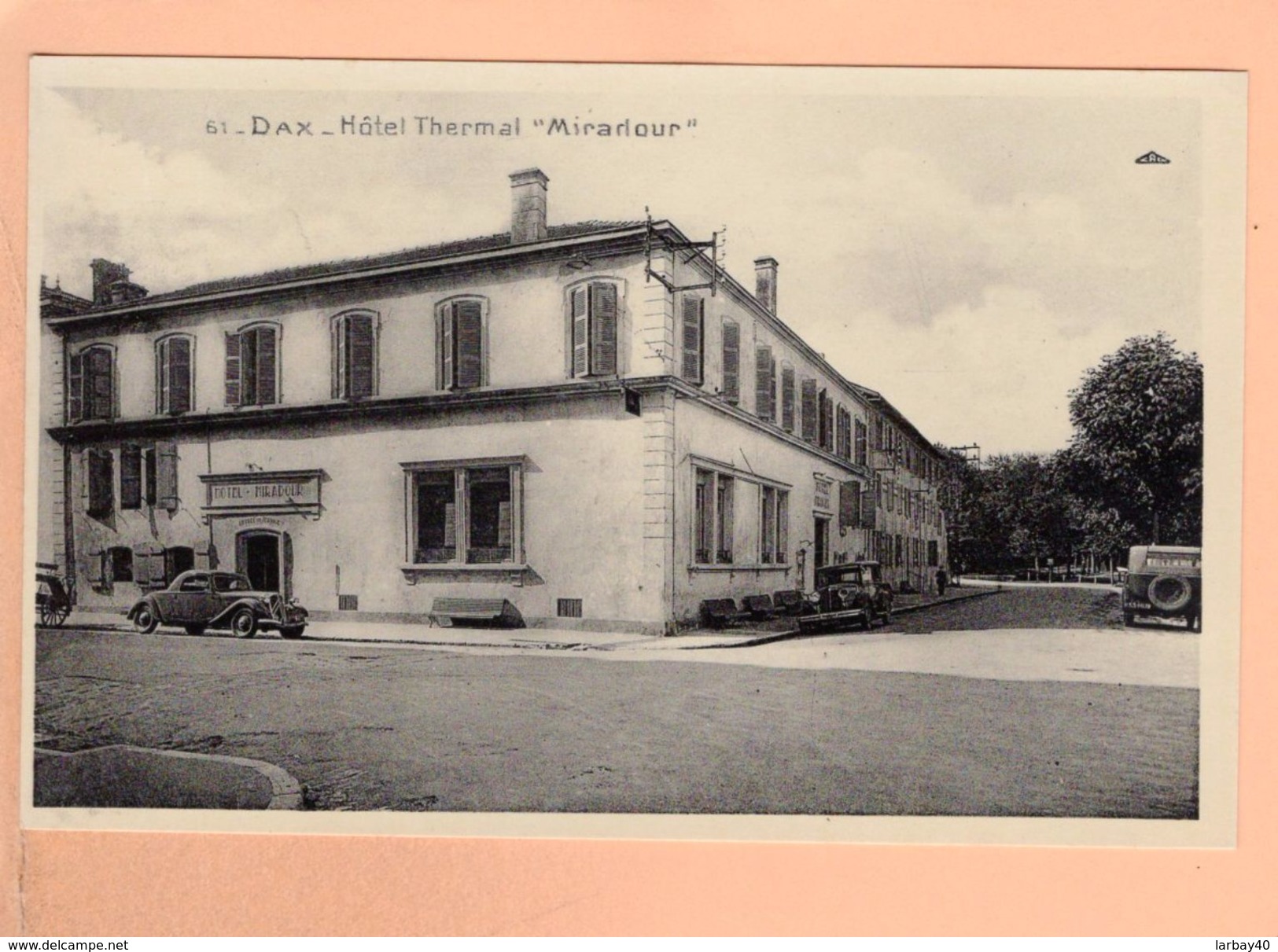 Cpa Cartes Postales Ancienne - Daxhotel Thermal Miradour - Dax