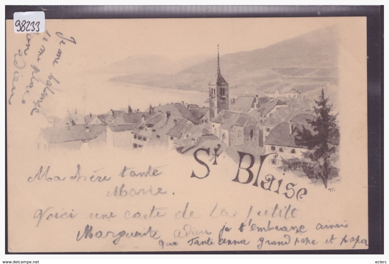 ST BLAISE - TB - Saint-Blaise