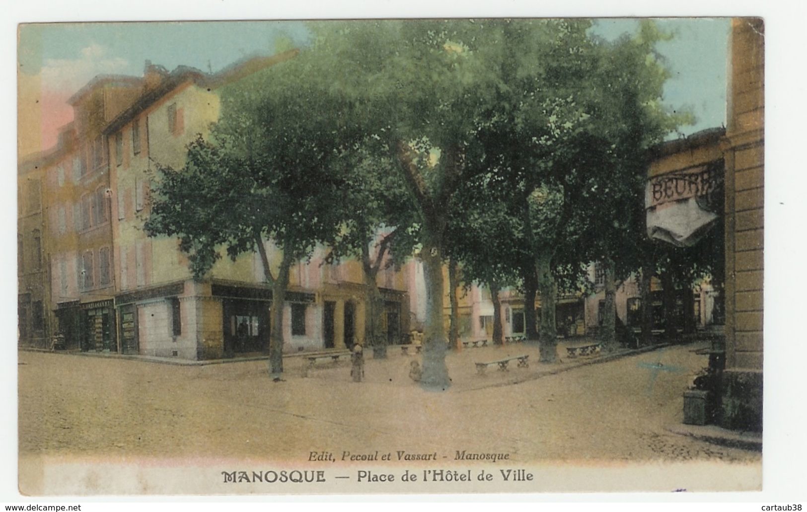 04  MANOSQUE  Place De L'Hotel De Ville - Manosque