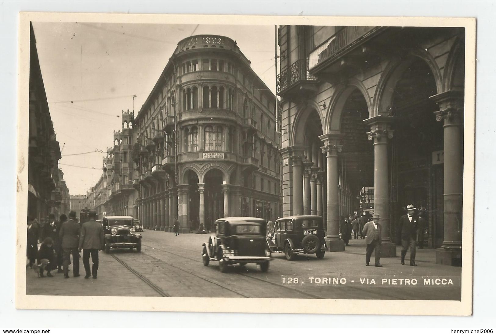 Italie Italia - Italy - Torino Vie Pietro Micca " Cedonsi Locali Del Piano Mobile Foto 9-6-41 - Andere & Zonder Classificatie