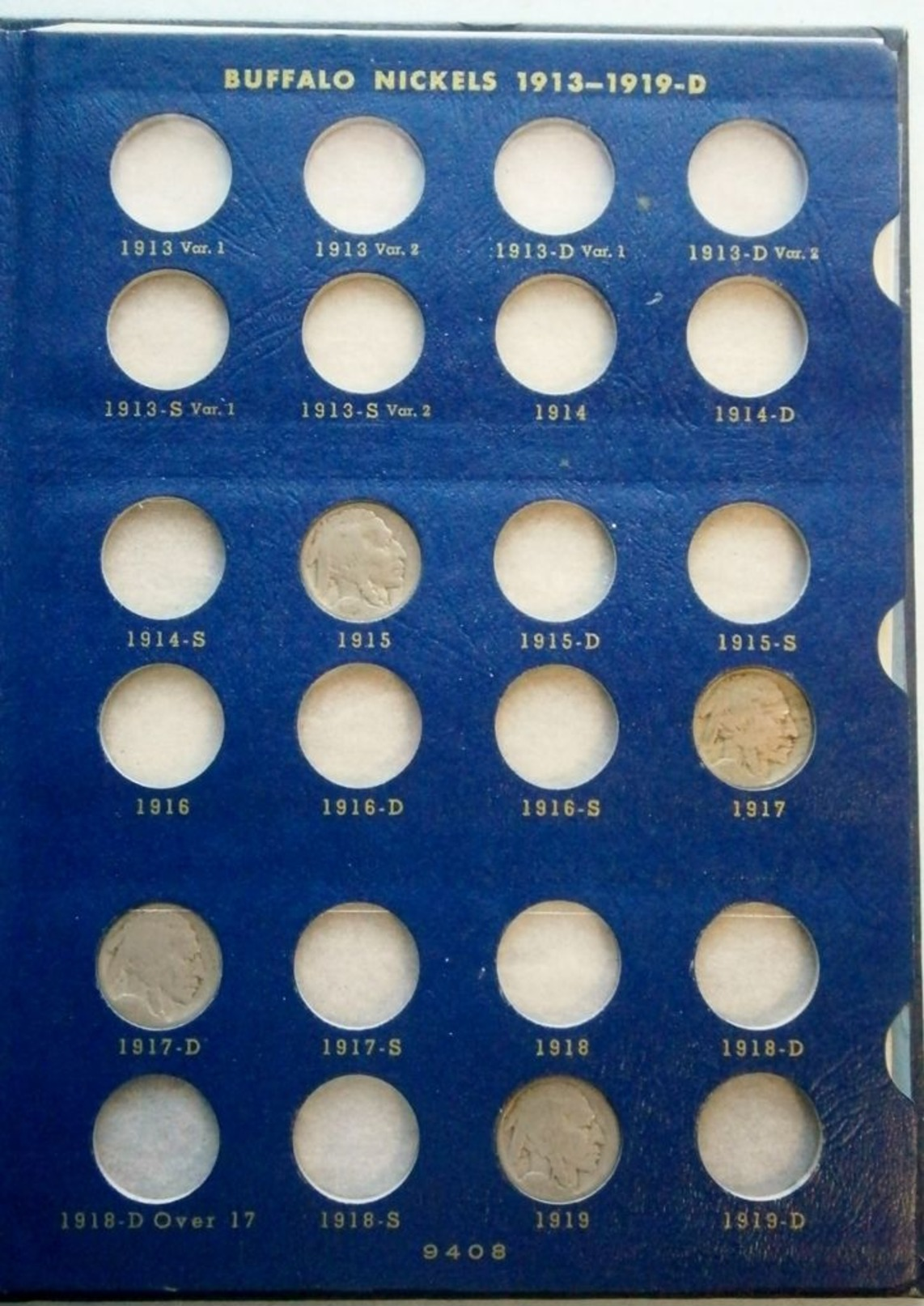 US 1913-1938 Buffalo Nickels Collection - Collections