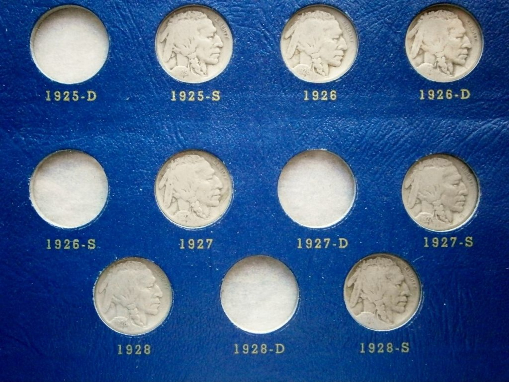 US 1913-1938 Buffalo Nickels Collection