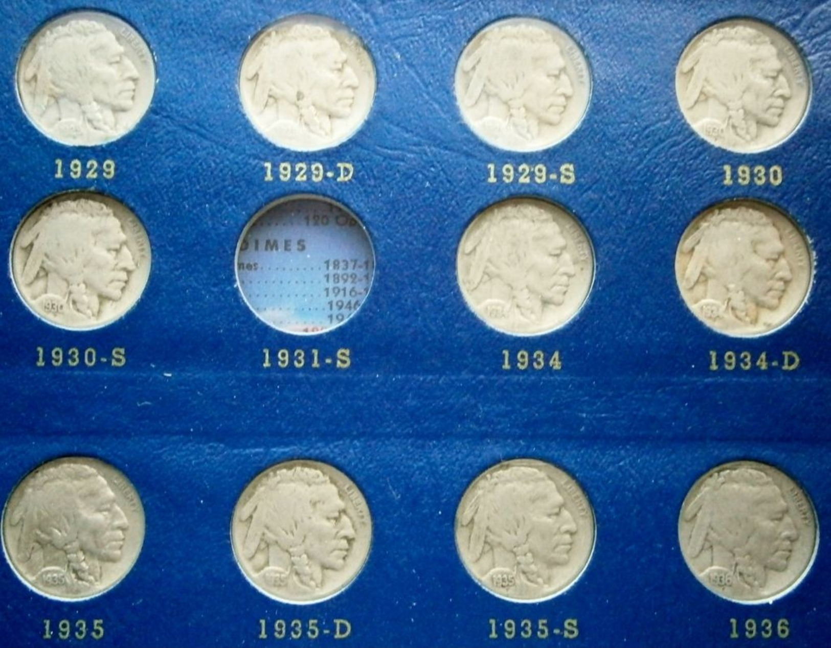 US 1913-1938 Buffalo Nickels Collection