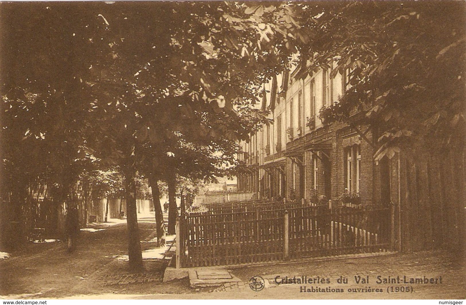 CRISTALLERIES Du VAL SAINT-LAMBERT   ---   Habitations Ouvrières (1905) - Seraing