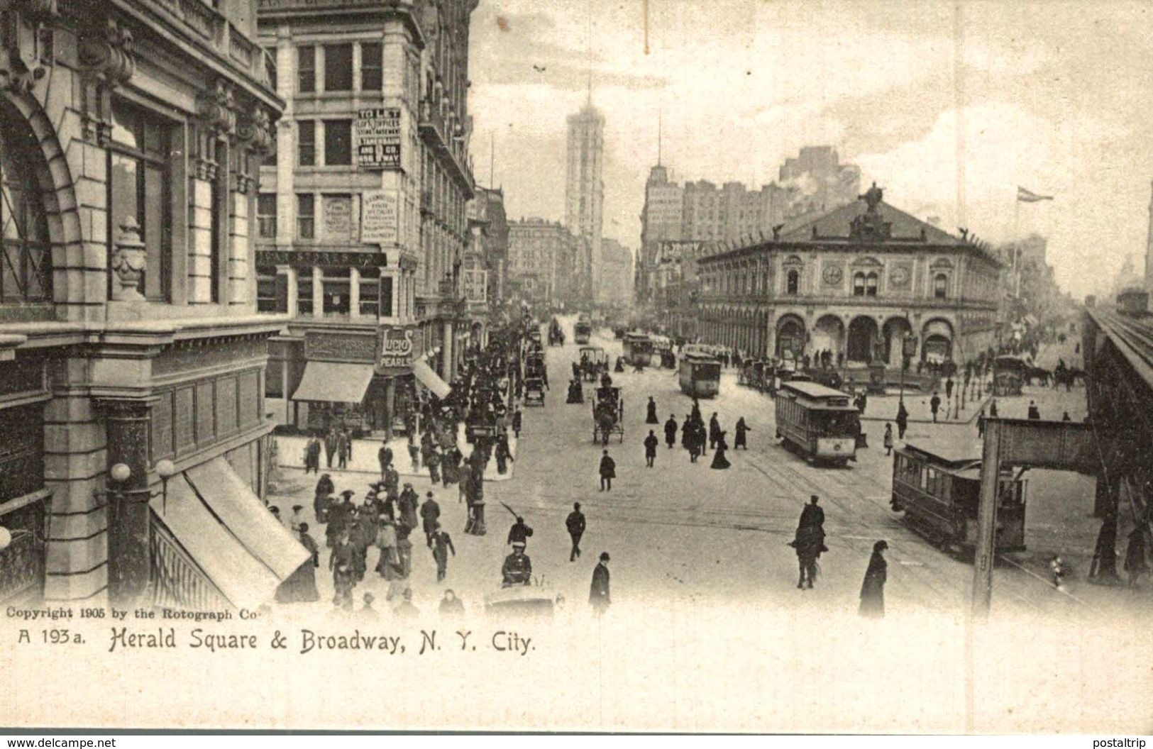 HERALD SQUARE AND BRODWAY NY CITY   TRAMWAY - Broadway