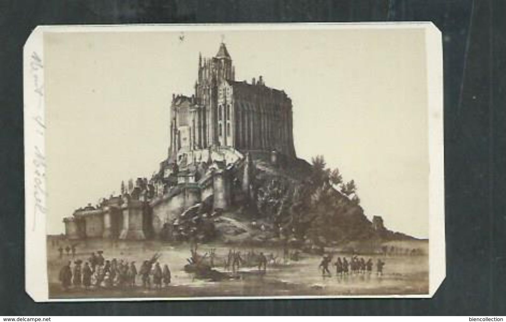 Photo Format  10,5cm X 6,5cm: Vue Du Mont Saint Michel (Manche) - Anciennes (Av. 1900)