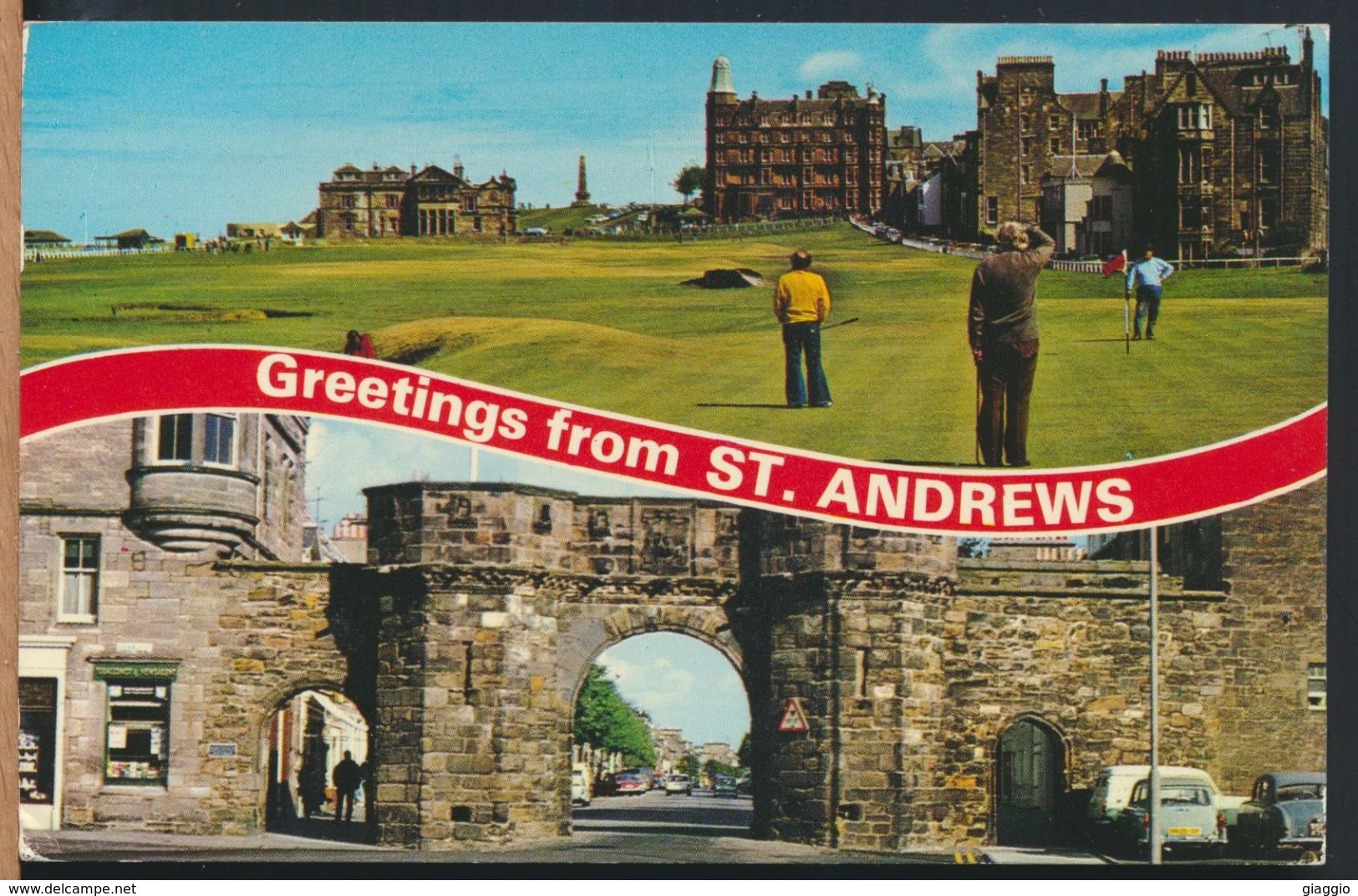 °°° 8299 - SCOTLAND - GREETINGS FROM ST. ANDREWS - 1988 With Stamps °°° - Fife