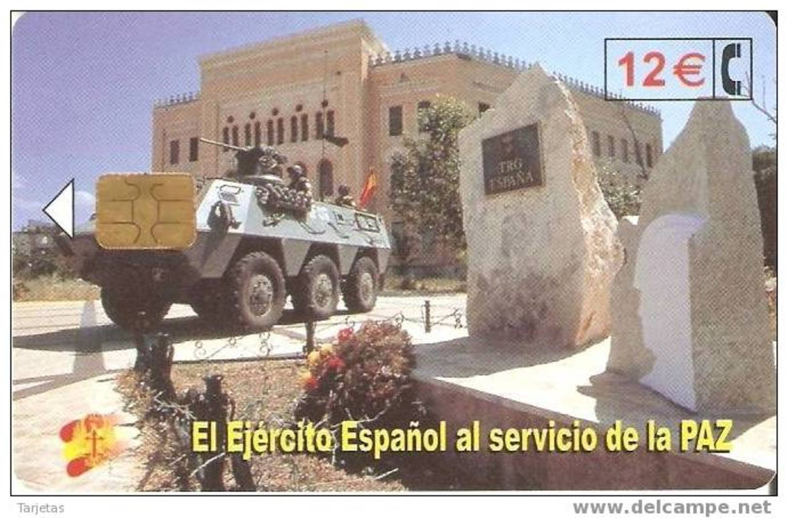 CP-260 TARJETA DE EL EJERCITO ESPAÑOL EN BOSNIA DEL 7/02 Y TIRADA 50200 - Commemorative Advertisment