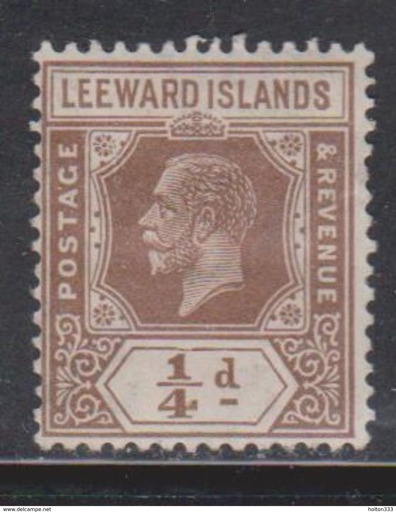 LEEWARD ISLANDS Scott # 61 MH - KGV Definitive - Leeward  Islands