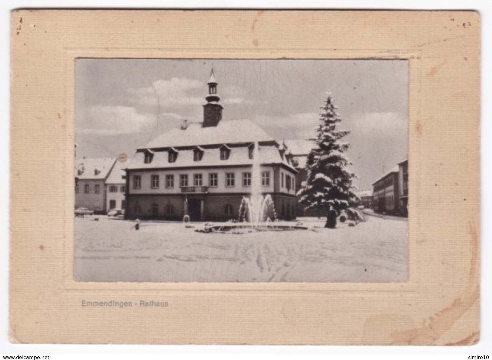 Emmendingen Rathaus Im Winter (7748) - Emmendingen