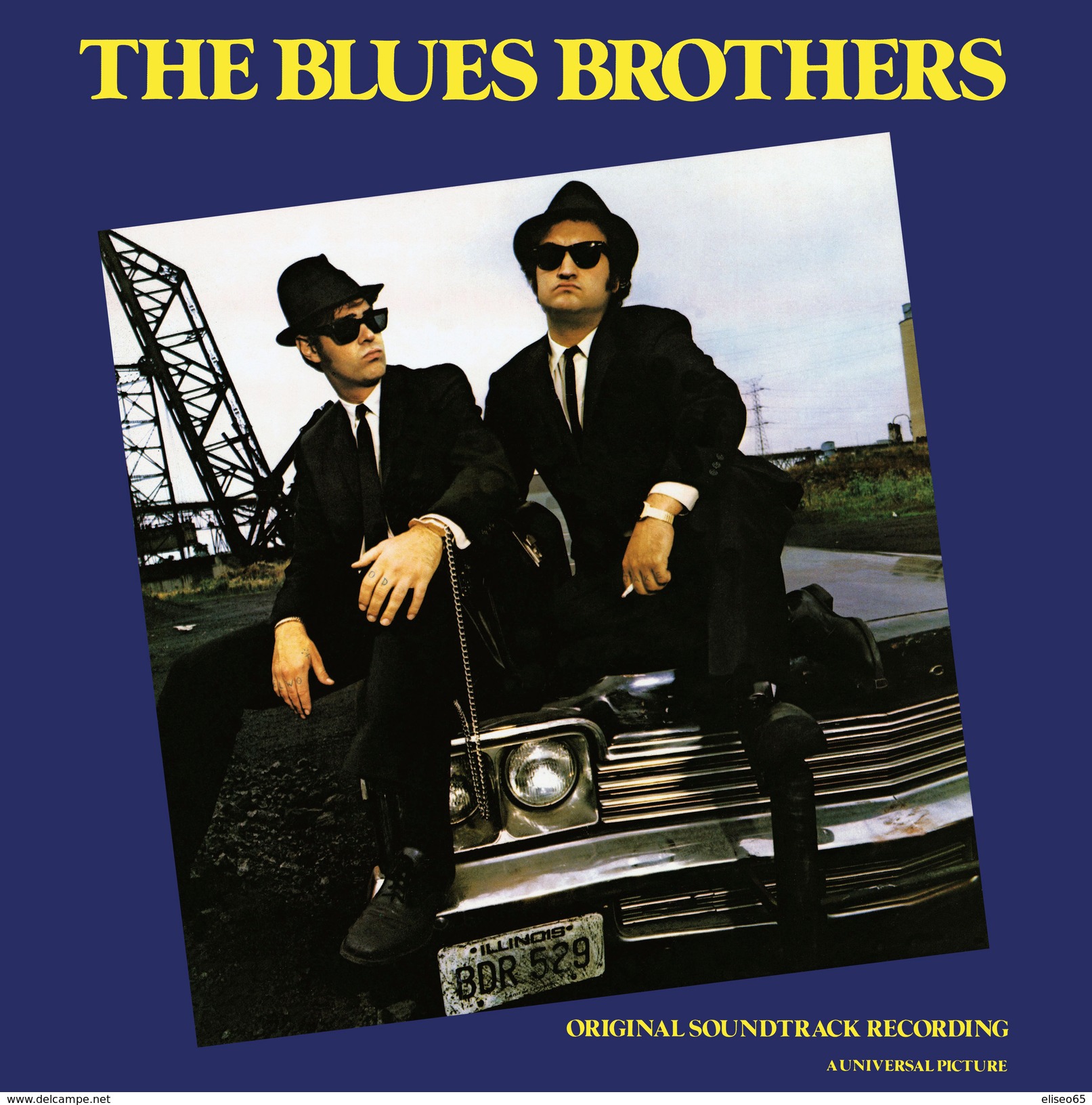 ADESIVO STICKER The Blues Brothers Original Soundtrack Recording - Altri & Non Classificati