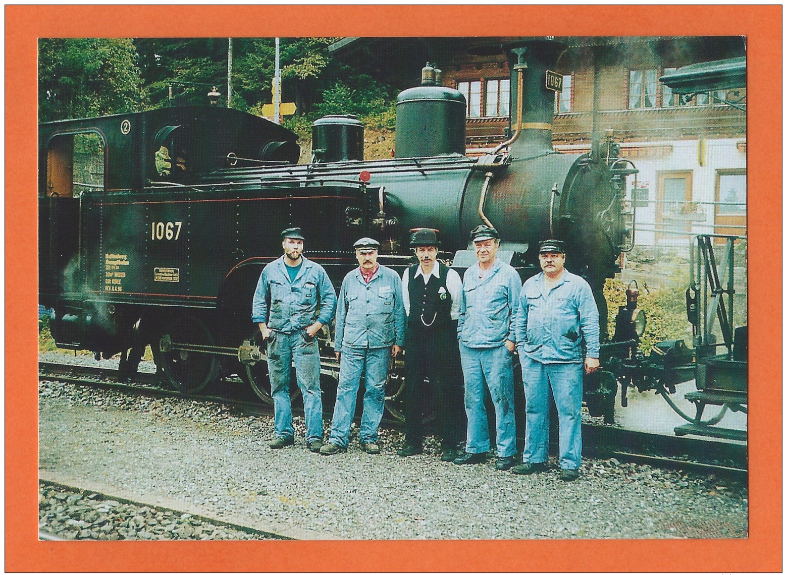 Dampflokomotive, Locomotive à Vapeur, Personal BDB, Lok 1067 (ex Brünig) 1910 Ballenberg Dampf-Bahn-Brienz - Trains