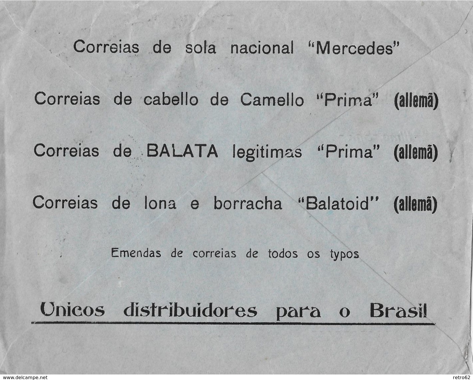 SAO PAULO 1932 - Letter Casa Mercedes R.Finger To Schaffhausen Suissa - Lettres & Documents