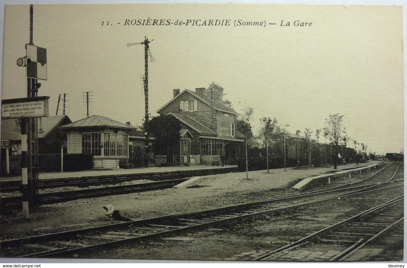 LA GARE - ROSIÈRES DE PICARDIE - Rosieres En Santerre