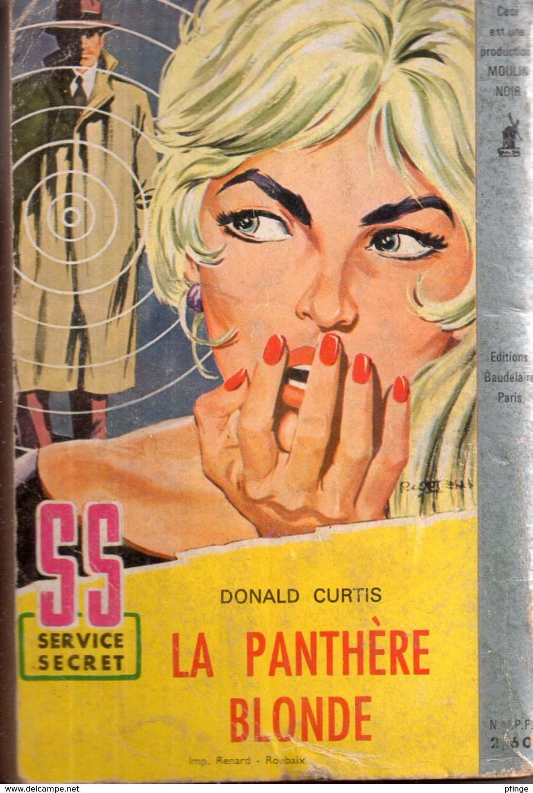 La Panthère Blonde Par Donald Curtis - SS Service Secret N°40 - Autres & Non Classés