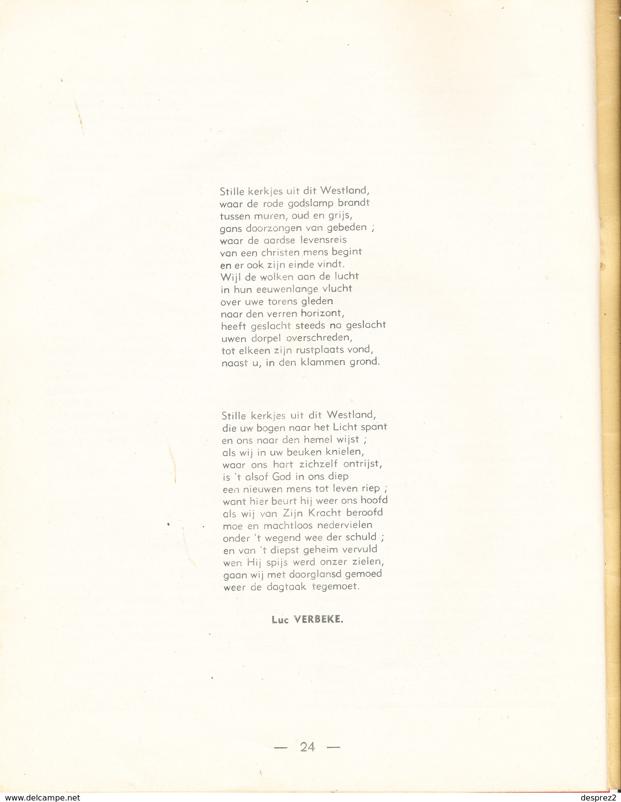 Livret NOTRE FLANDRE De 1953 Complet Comprenant 24 Pages Imprimerie BAILLY * J KLAAS - Autres & Non Classés