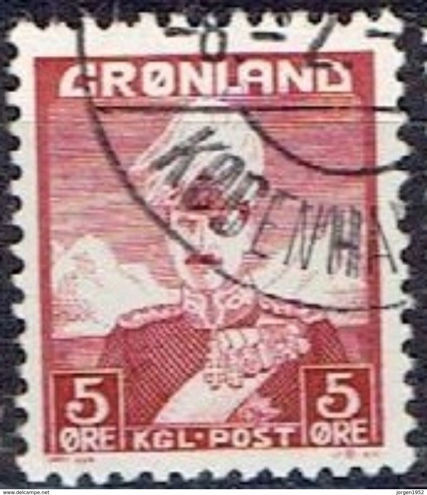 GREENLAND  # FROM 1938  STAMPWORLD 2A  TYPE II - Usados