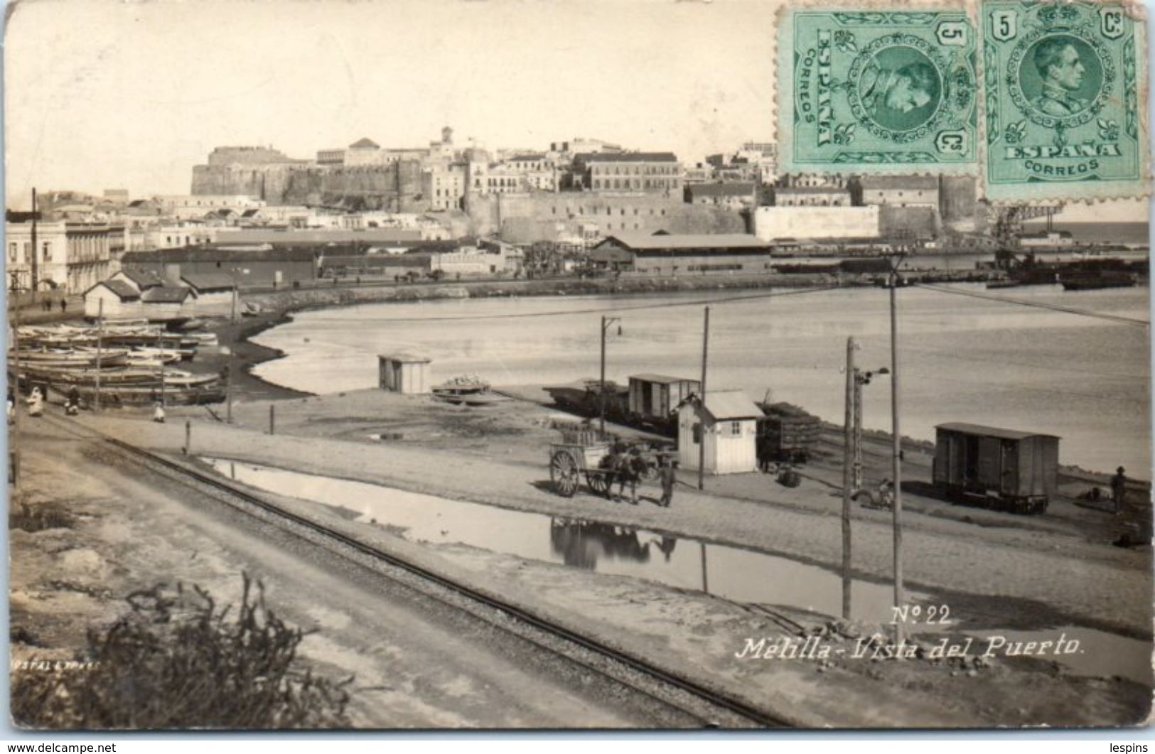 ESPAGNE -- MELILLA --  Vista Del Puerto - Almería