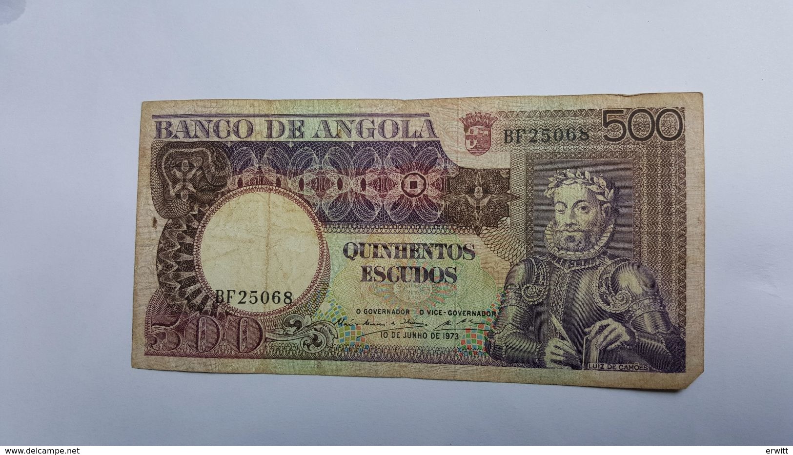 ANGOLA 500 ESCUDOS 1973 - Angola