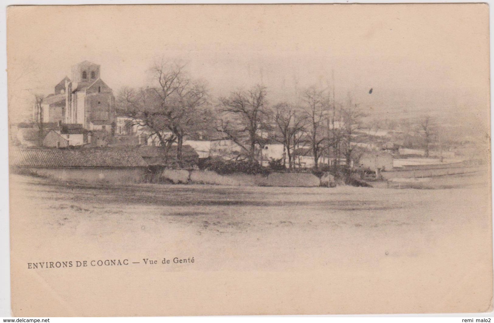 CARTE POSTALE   Environs De COGNAC 16  Vue De GENTE - Autres & Non Classés