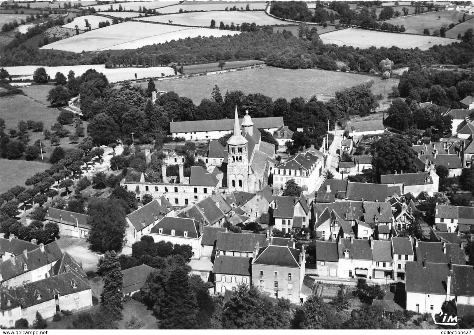 23-EVAUX-LES-BAINS- VUE AERIENNE GENERALE - Evaux Les Bains