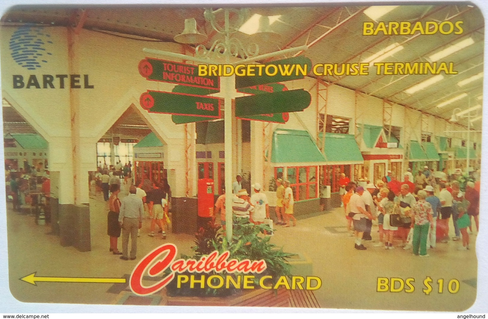 Barbados 58CBDB  Cruise Terminal $10 No Slash C/n - Barbades