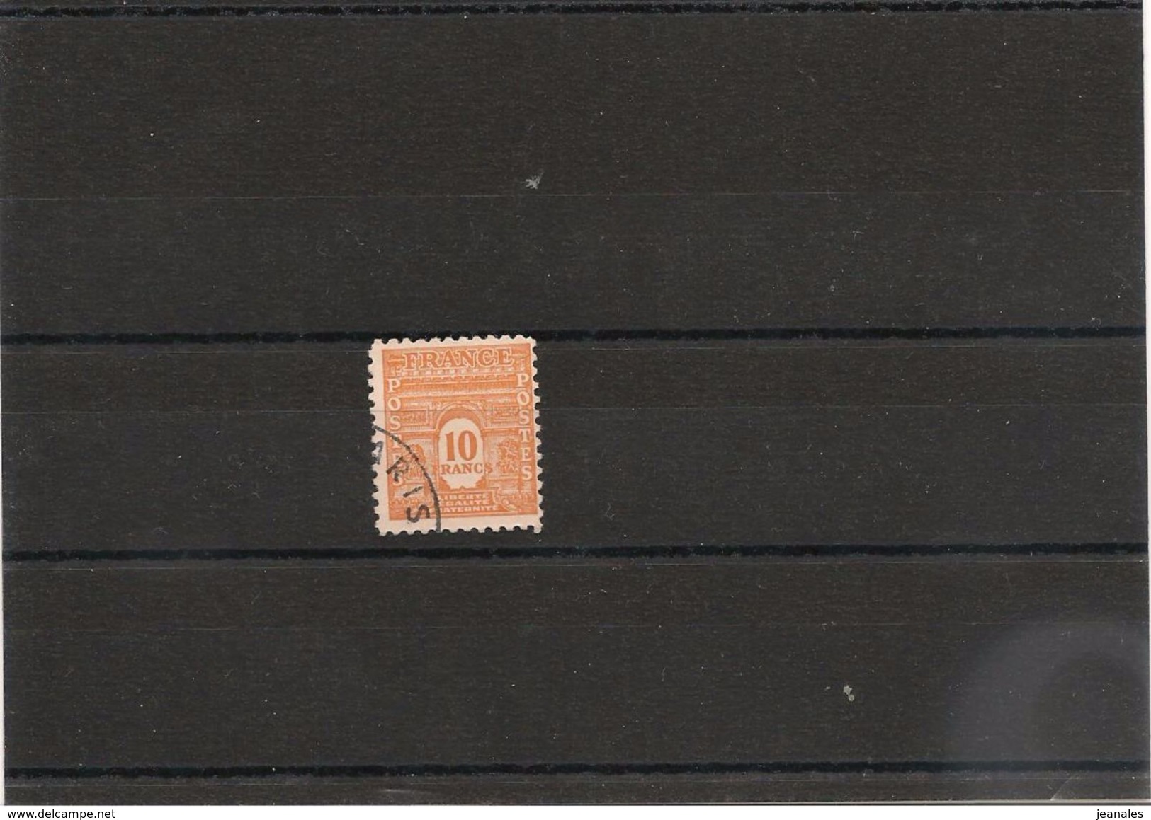 FRANCE  Année 1944  N°Y/T :629 Oblitéré Côte :28,50 € - Used Stamps