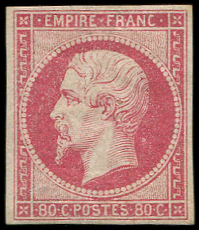 * EMPIRE NON DENTELE - *    17Bb 80c. Rose Pâle, TB. J - 1853-1860 Napoléon III