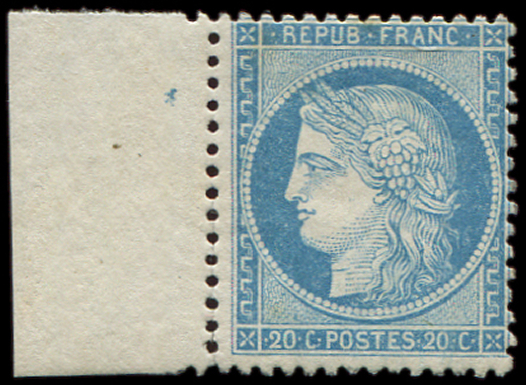 * SIEGE DE PARIS - *    37   20c. Bleu, Bdf, Gno, Aspect TB - 1870 Siège De Paris