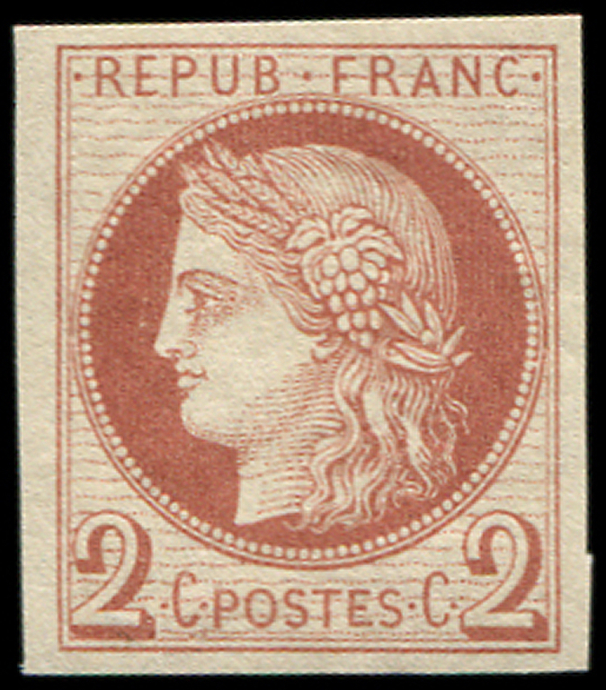 ** CERES DENTELE - **   51c   2c. Rouge-brun, NON DENTELE, Très Frais Et TTB - 1849-1876: Période Classique