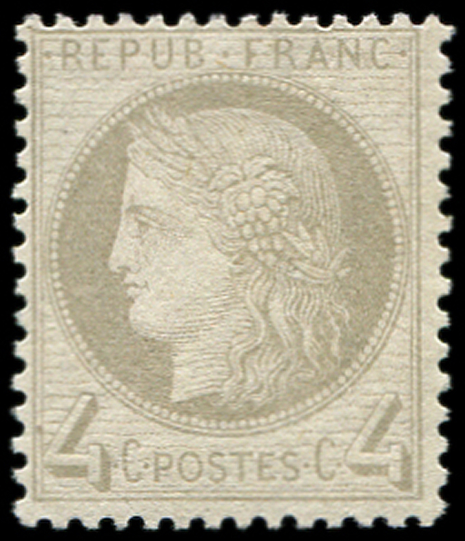 ** CERES DENTELE - **   52    4c. Gris, TB - 1849-1876: Période Classique