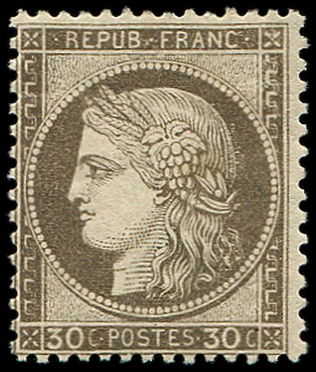 * CERES DENTELE - *    56   30c. Brun, TB. C - 1849-1876: Période Classique