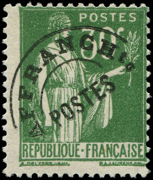 ** PREOBLITERES - **   69  Paix, 30c. Vert, TB. Br - 1893-1947