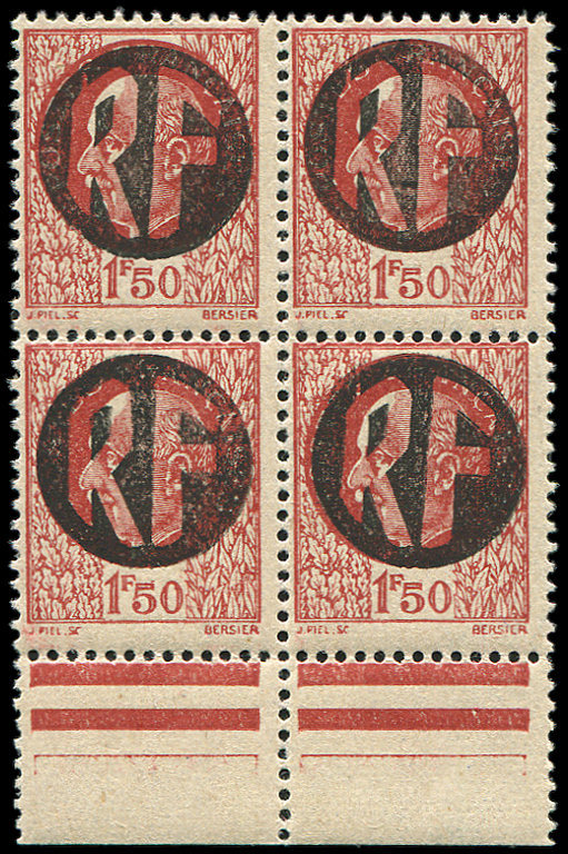 ** TIMBRES DE LIBERATION - **   CHOLET 16 : 1f50 Brun-rouge, BLOC De 4 Bdf, TB - Libération