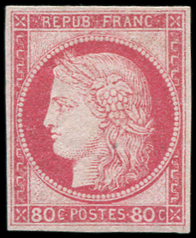 * *    21   80c. Rose, Frais Et TB - Autres & Non Classés