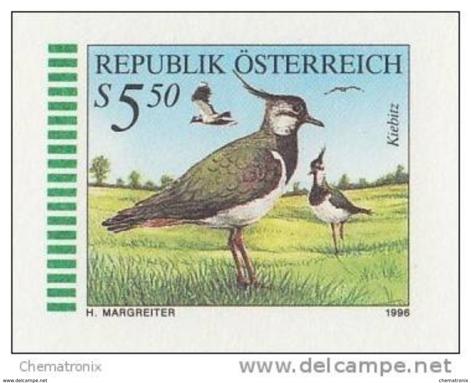 Austria 1996 - Set 16 Tarjetas - 5.50s Avefría Europea (Kiebitz) - MNH ** - Cartes Postales