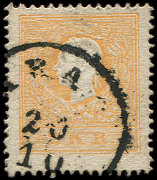 AUTRICHE 11b : 2k. Orange Foncé, Obl., Rare Et TB. S - Autres & Non Classés