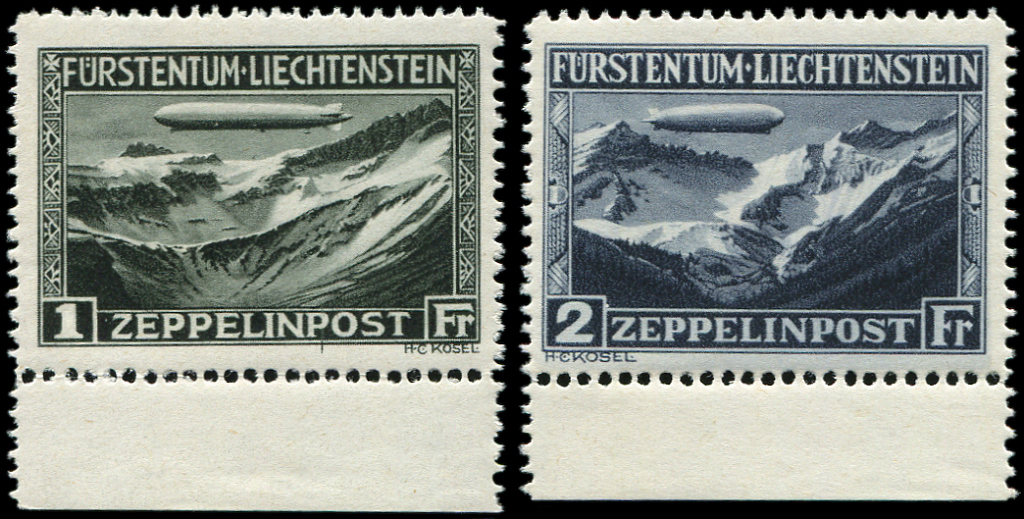 ** **   LIECHTENSTEIN PA 7/8 : 1f. Et 2f. De 1931, Bdf, TB - Autres & Non Classés