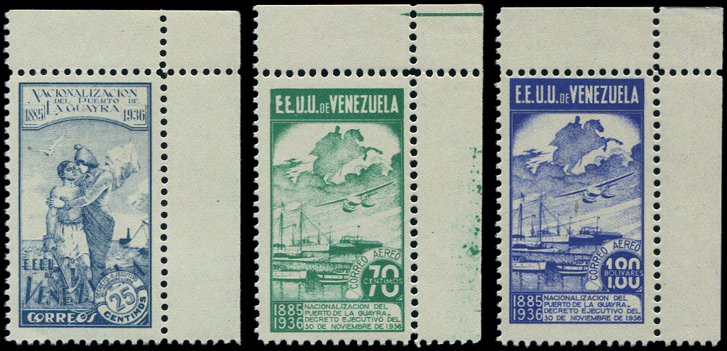 ** **   VENEZUELA 184A Et PA 64A/65A : Port De La Guaira, NON EMIS, Cdf, TB - Autres & Non Classés