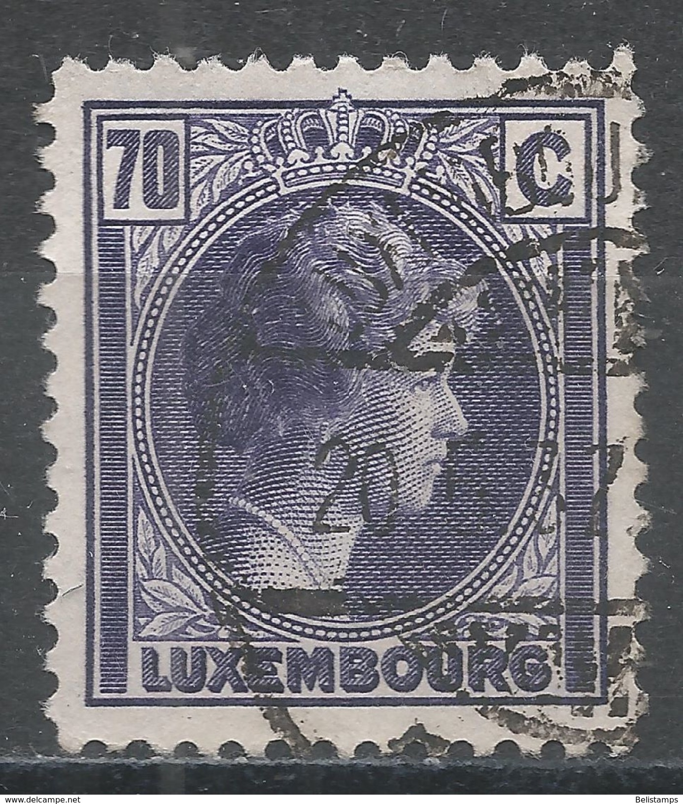 Luxembourg 1935. Scott #173 (U) Grand Duchess Charlotte - 1926-39 Charlotte De Profil à Droite