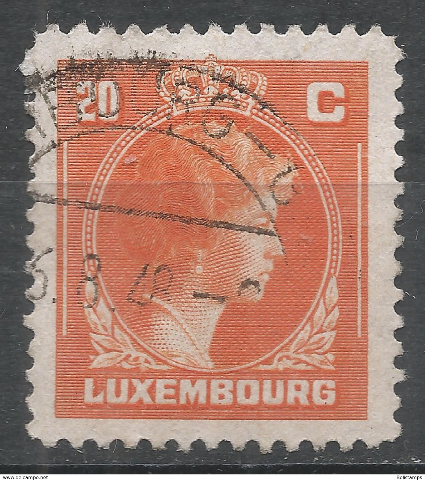 Luxembourg 1946. Scott #219A (U) Grand Duchess Charlotte - 1944 Charlotte Di Profilo Destro