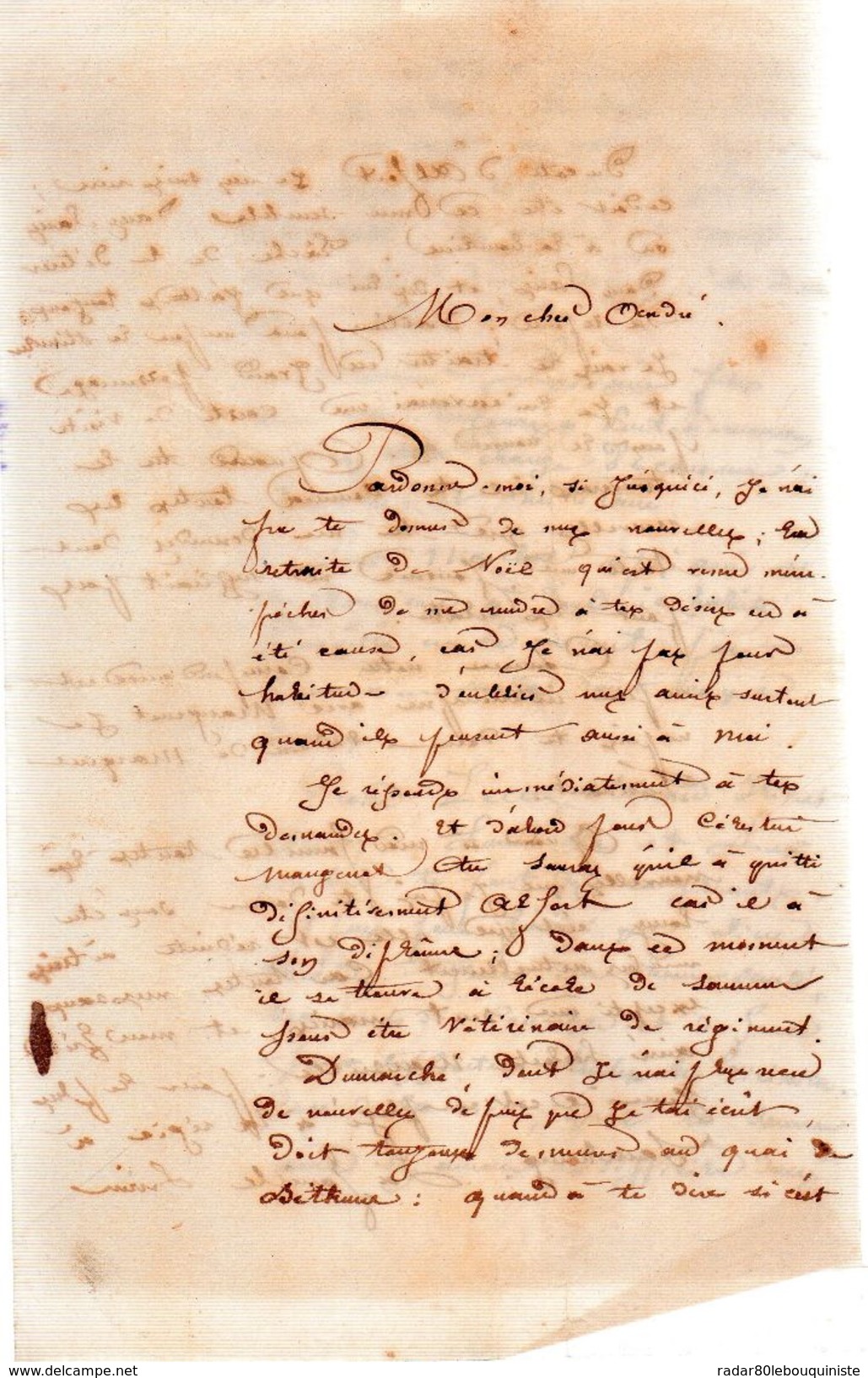 LAS. SCHWABEL .deux Lettres Manuscrites Signées.23 Juin 1860 & 26 Décembre 1860.à André .... - Autres & Non Classés