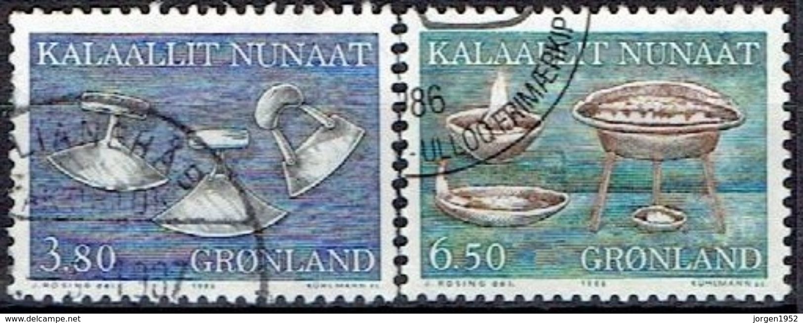 GREENLAND  # FROM 1986  STAMPWORLD 165-66 - Usati