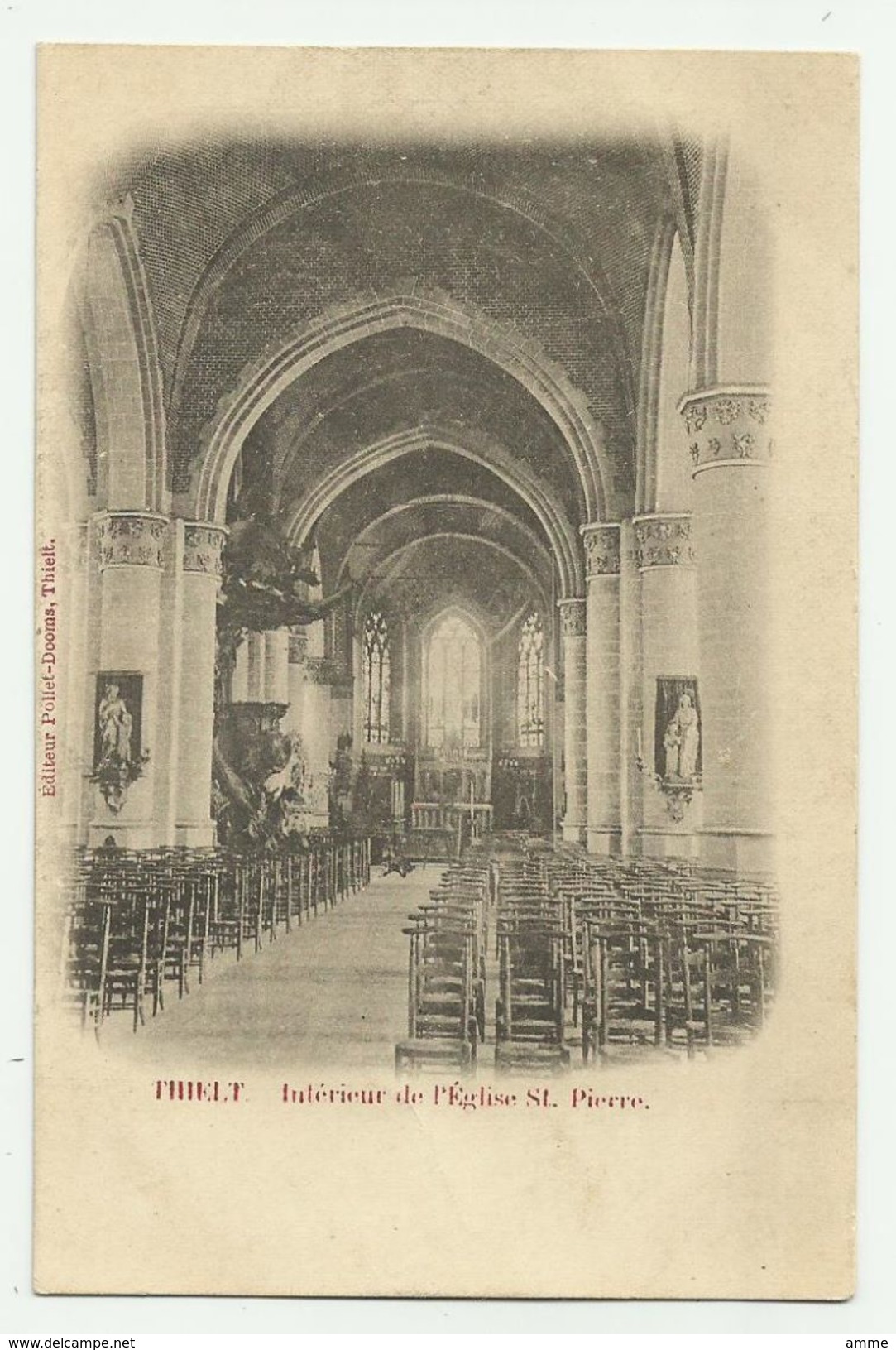 Tielt - Thielt  *  Intérieur De L'Eglise St. Pierre - Tielt