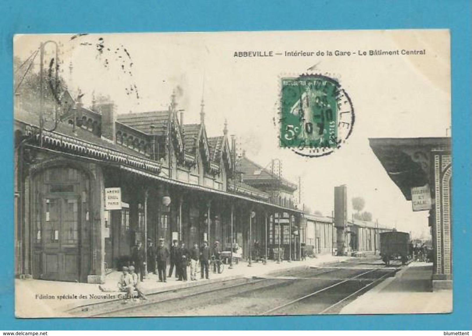 CPA - Chemin De Fer La Gare De ABBEVILLE 80 - Abbeville