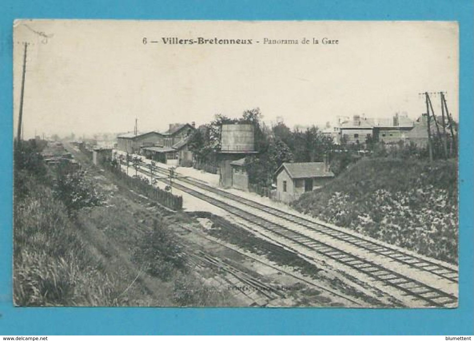 CPA 6 - Panorama De La Gare VILLERS-BRETONNEUX 80 - Villers Bretonneux