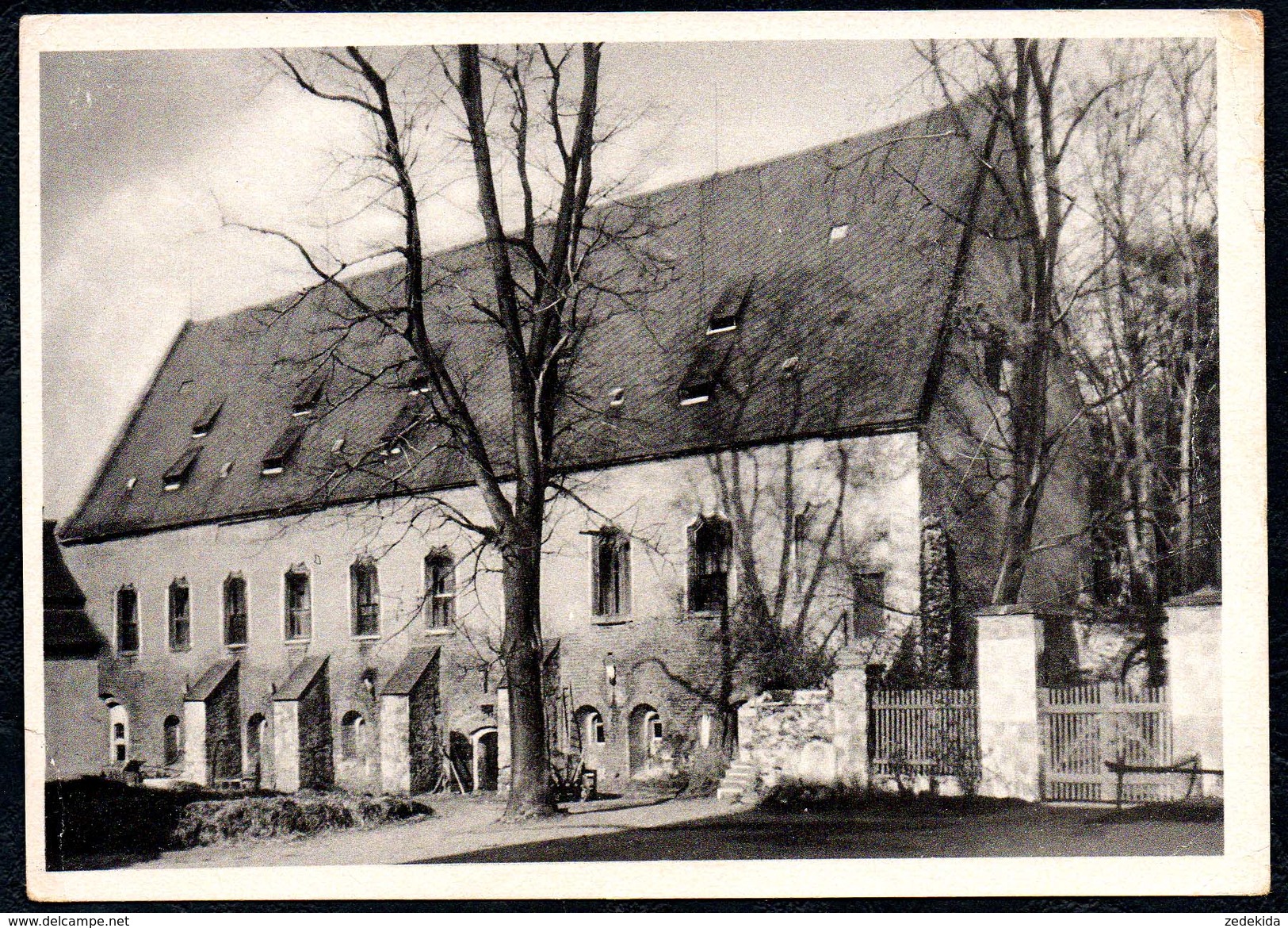 A7173 - Alte Postkarte - Altzella Cella - Winterrefektorium Kuhstall Schüttboden - VEB Volkskunstverlag Reichenbach 187 - Nossen