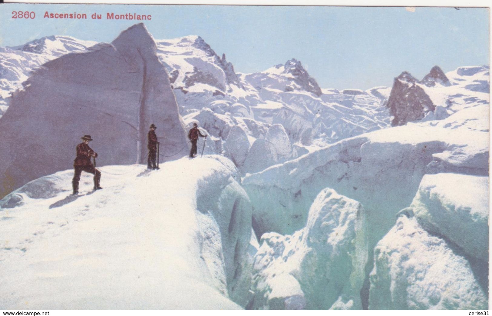 CPA - 2860. Ascension Du MONT BLANC - Chamonix-Mont-Blanc