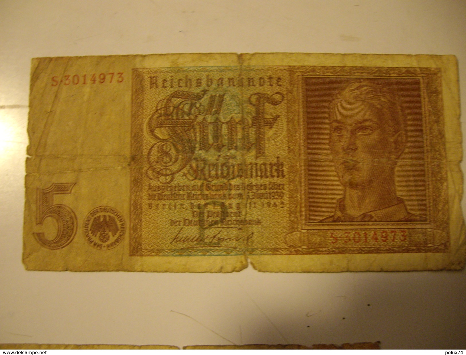 ALLEMAGNE  5 MARK  1942 - 5 Reichsmark