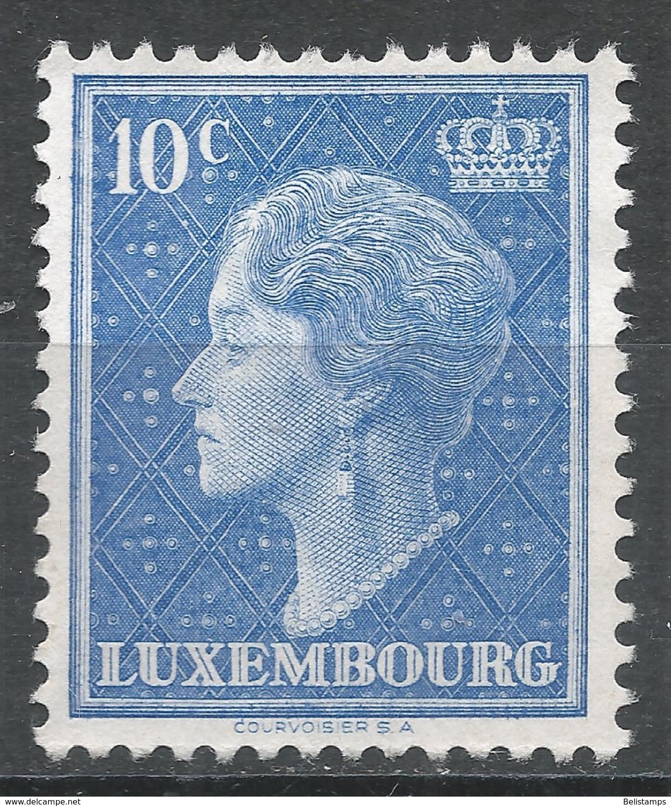 Luxembourg 1951. Scott #266 (MNG) Grand Duchess Charlotte - 1948-58 Charlotte De Profil à Gauche